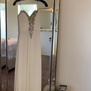 Decode Fancy White Dress